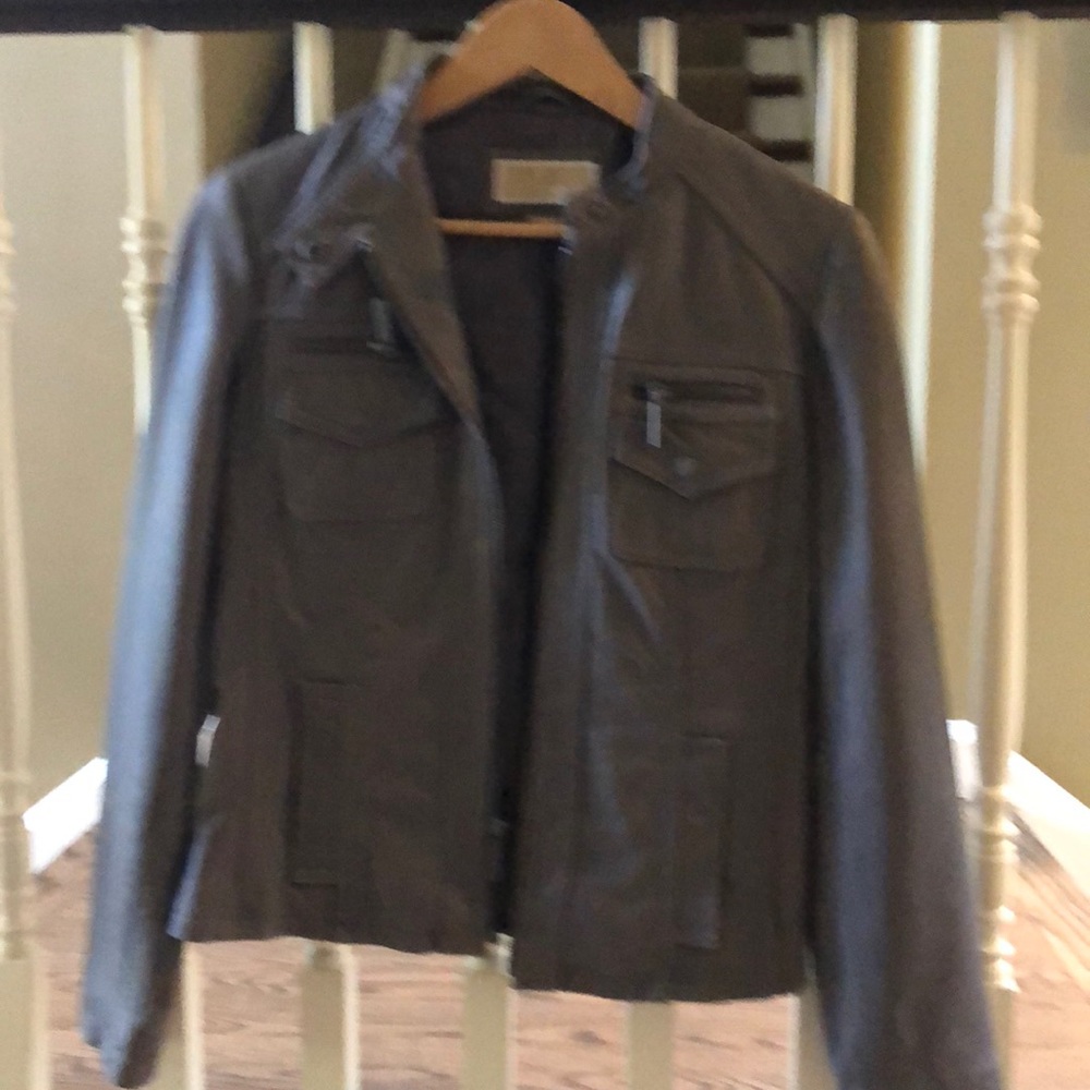 Michael Kors buttery soft leather jacket